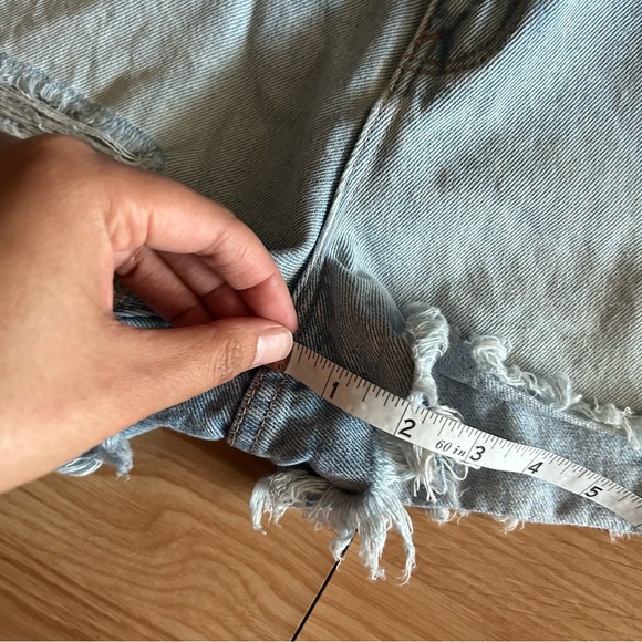 ROLLA’S Cut Off High Rise Slim Jean Shorts Women’s 27 - Picture 7 of 8